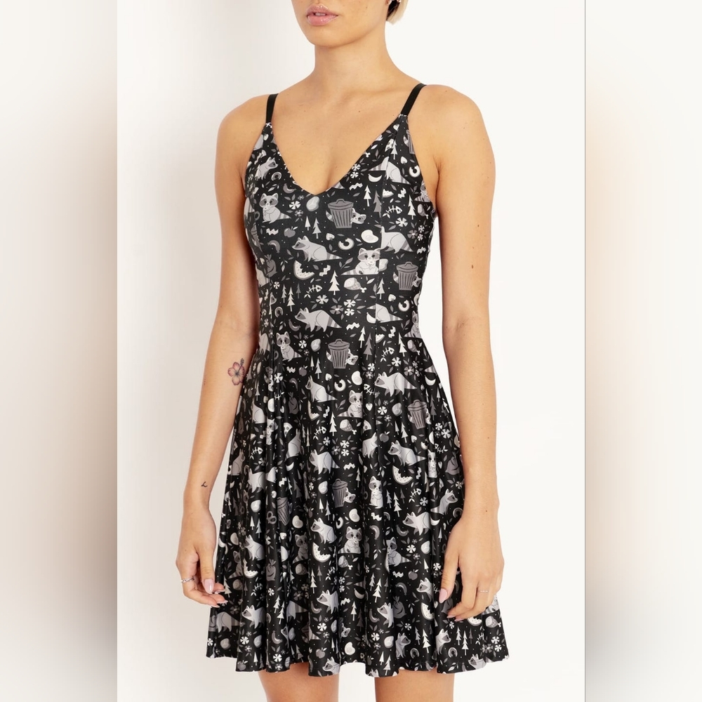 Trash Pandas Longline Strappy Dress - Limited NWOT